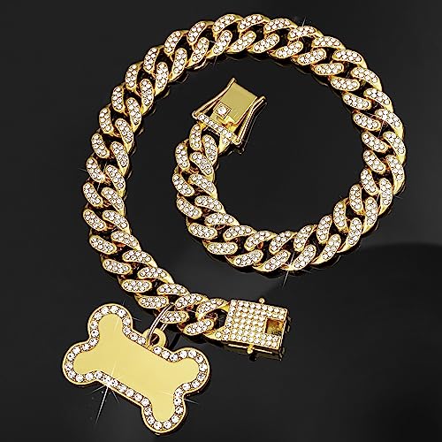 collier chien cubain bijoux or