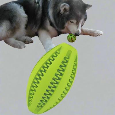 Jouet Interactif pour Chien - ChewBounceBall™ - Vert - petit