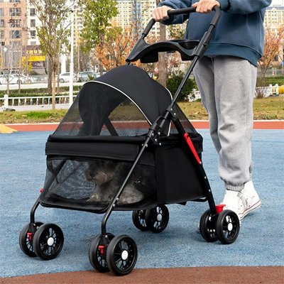 Poussette pour Chien noir schnauzer