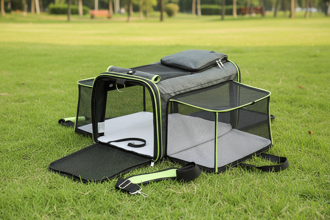 Sac de transport vert