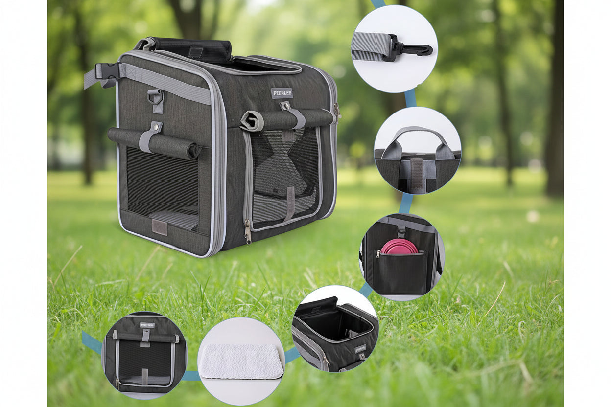 7 différents détail sur ce sac