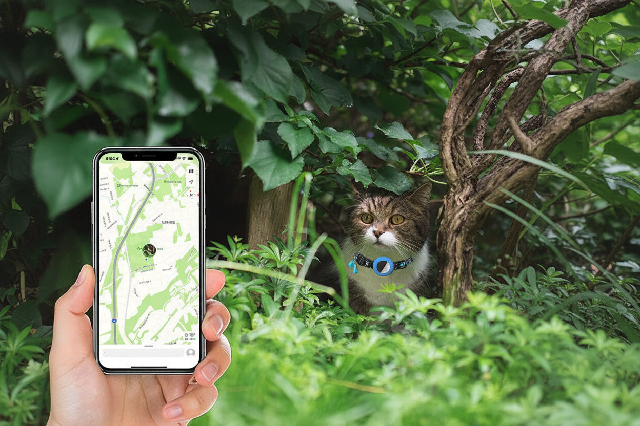 chat caché et repéré