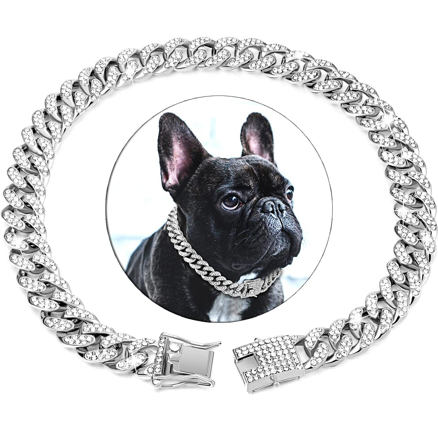 collier chien cubain bijoux noir