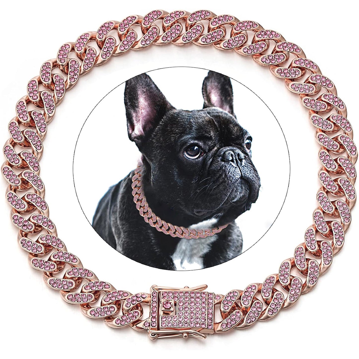 collier chien cubain bijoux rond