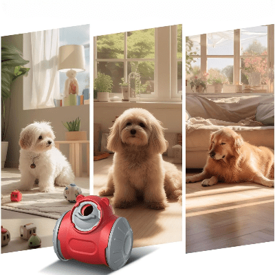 Distributeur de Croquettes pour Chien - BrainChase™ - Rouge - Pro - canin.com