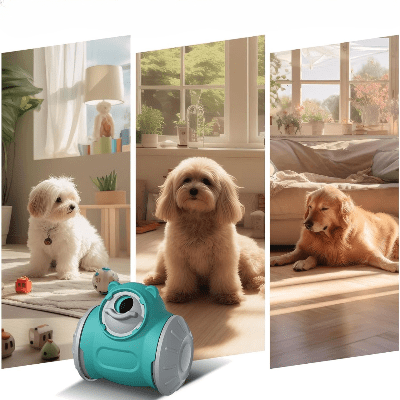 Distributeur de Croquettes pour Chien - BrainChase™ - Turquoise - Pro - canin.com