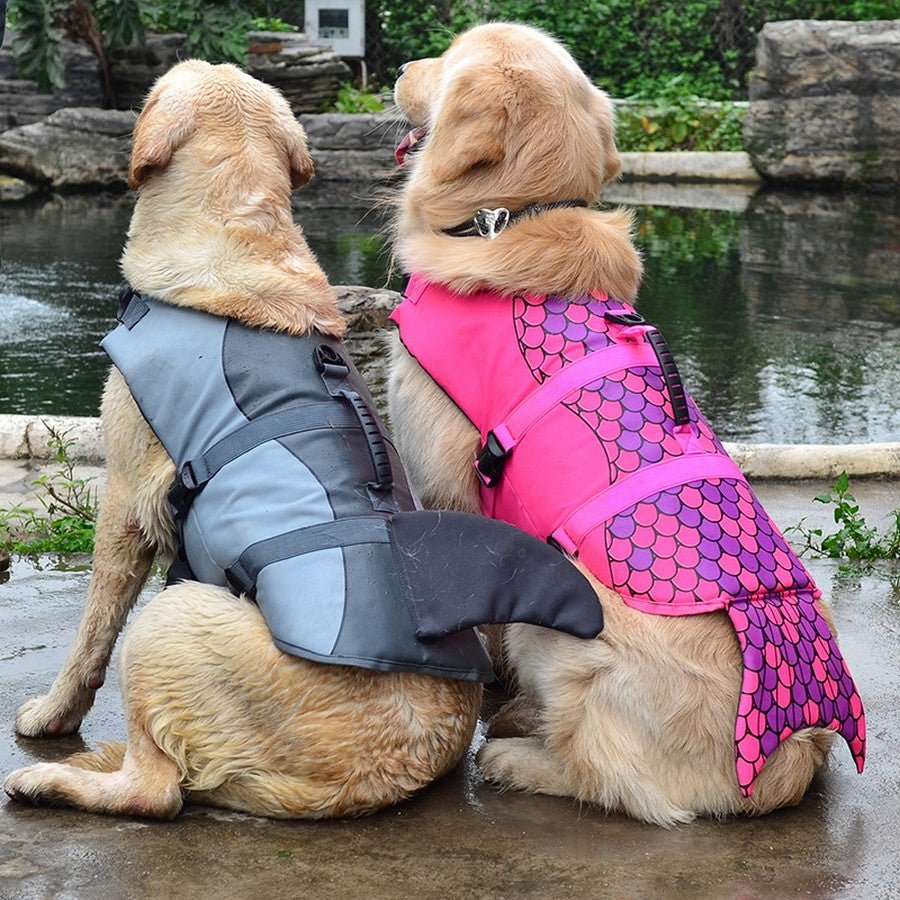 gilet de sauvetage aileron de requin et sirène - Pro - canin.com