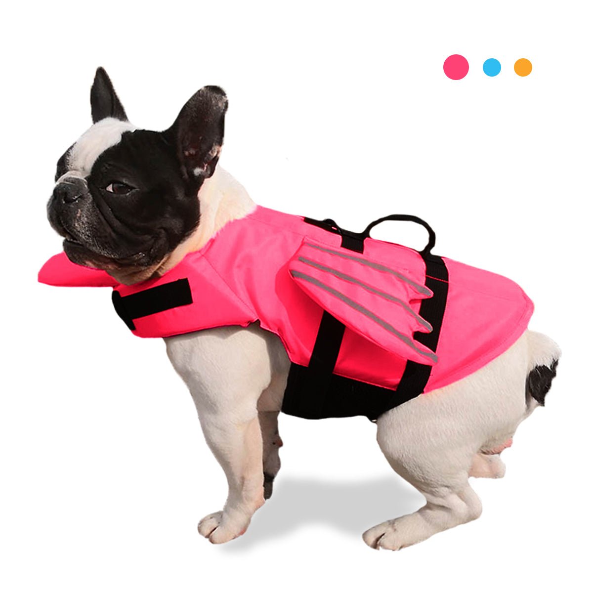 GILET DE SAUVETAGE CHIEN AILE D'ANGE BLEU