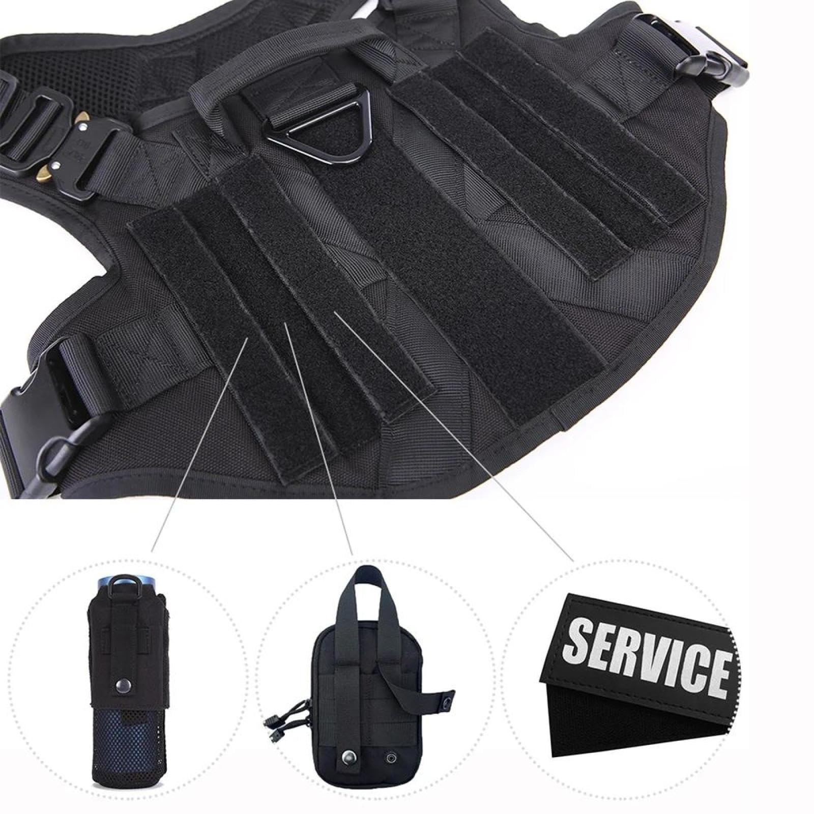harnais tactique noir securite