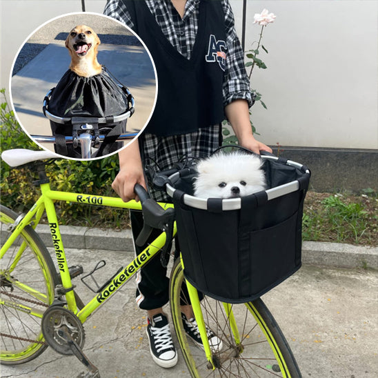 Panier velo chien | Sécurisé et Confortable