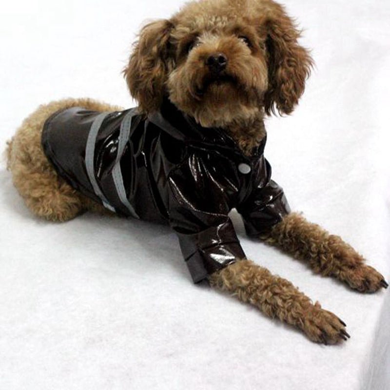 imperméable pour chien réfléchissant noire