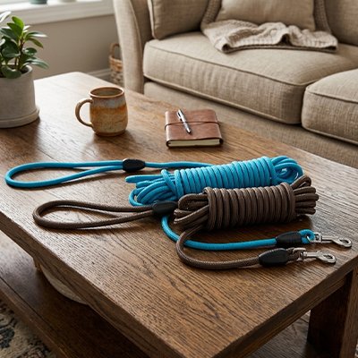 Longe pour Chien sur la table