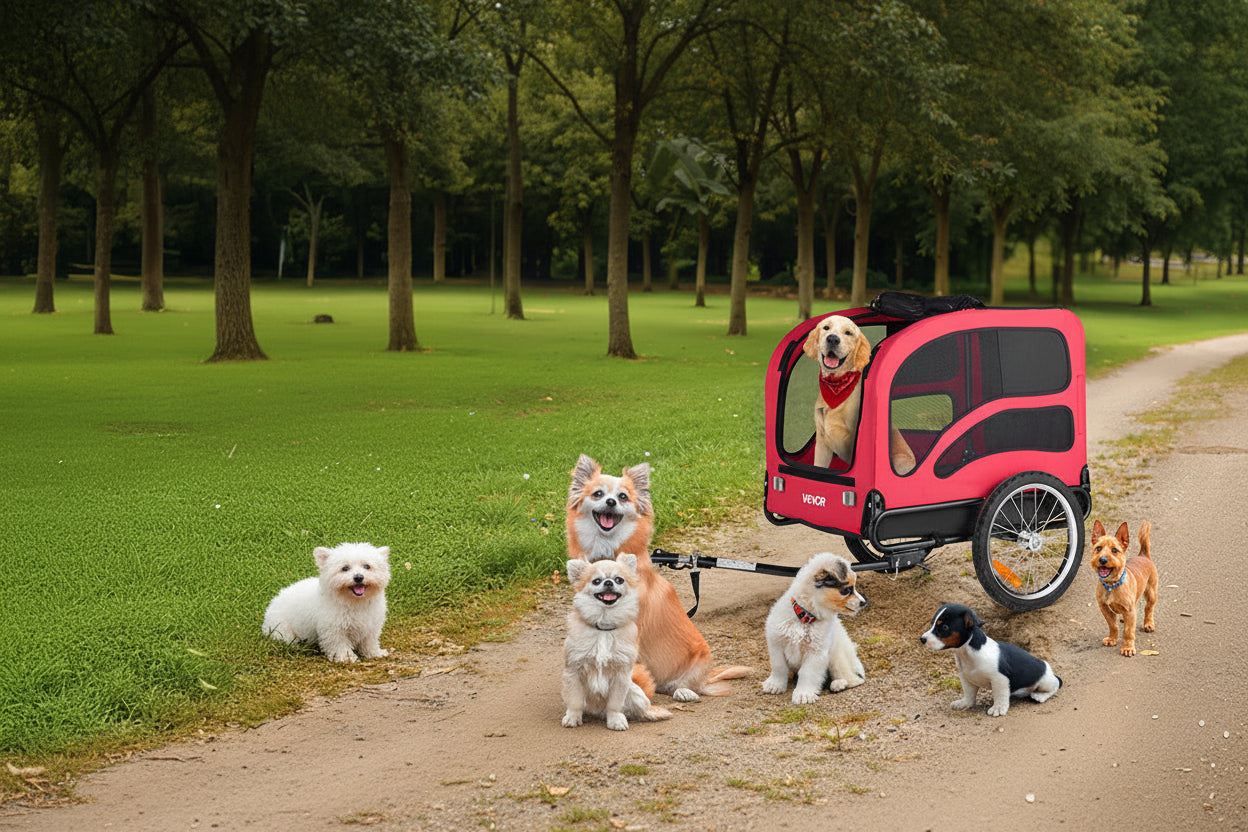 remorque dans e parc