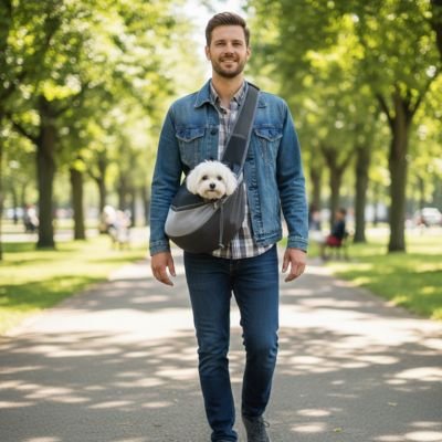 Sac de transport pour Chien gris