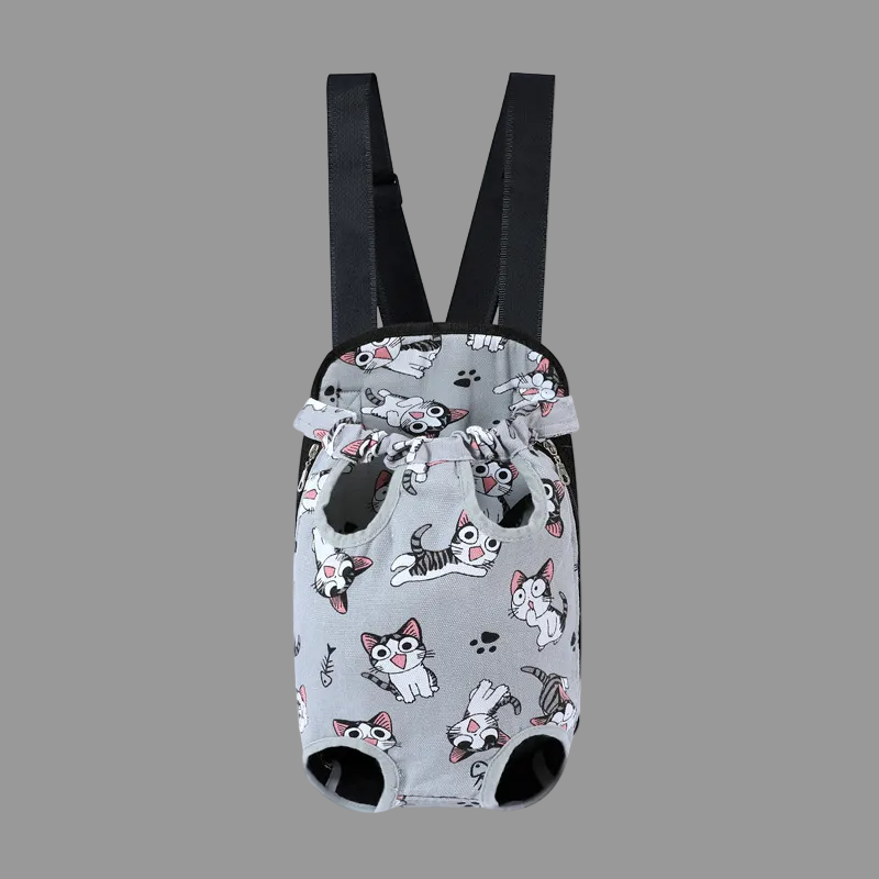 sac a dos gris otif chat